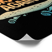 Coole Skateboard-Kunst für Männer Frauen Skaten Sk Poster (Ecke)