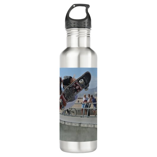 Coole Skateboard Wasserflasche Trinkflasche (Vorderseite)