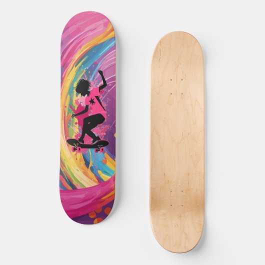 Coole Skateboards für Mädchen (Vorderseite)