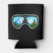 Coole Ski-Goggles Ski-Spieler Snowboarden Dosenkühler (Vorderseite)