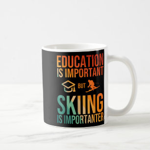 Coole Ski-Kunst für Männer Frauen Kinder nordische Kaffeetasse