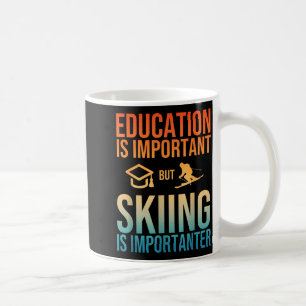 Coole Skikunst für Männer Frauen Kinder nordischer Kaffeetasse