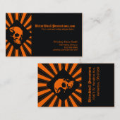 Coole SkullBurst Geschäfts-Karten Visitenkarte (Vorne/Hinten)