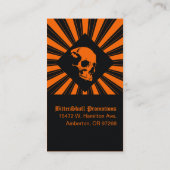 Coole SkullBurst Geschäfts-Karten Visitenkarte (Rückseite)