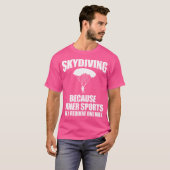 Coole Skydiving Art for Skydive Fallschirm Skydive T-Shirt (Vorne ganz)