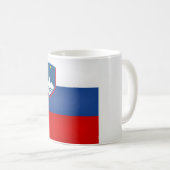 Coole slowenische Flagge Kaffeetasse (VorderseiteRechts)