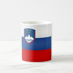 Coole slowenische Flagge Kaffeetasse