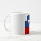 Coole slowenische Flagge Kaffeetasse (Links)