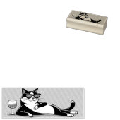 Coole Smoking-Katze-Stempel Gummistempel (Stempel)