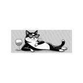 Coole Smoking-Katze-Stempel Gummistempel (Prägung)