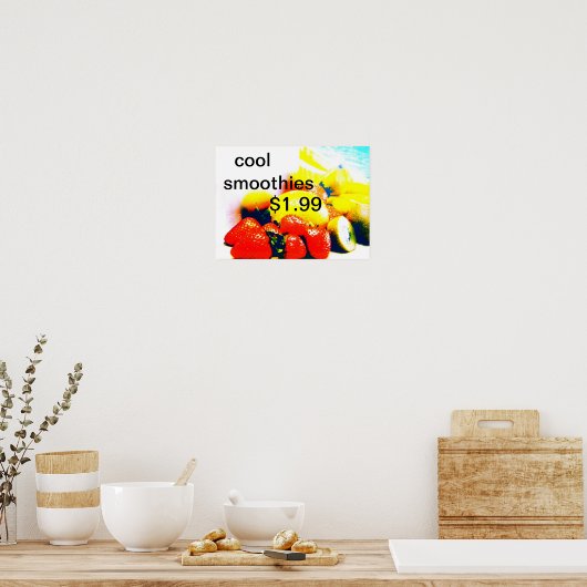coole Smoothies Poster (Küche)