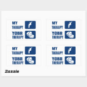 Coole Snowboarddesigns Rechteckiger Aufkleber (Blatt)