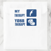 Coole Snowboarddesigns Rechteckiger Aufkleber (Tasche)