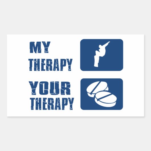 Coole Snowboarddesigns Rechteckiger Aufkleber (Vorderseite)