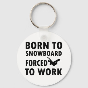 Coole Snowboarding-Entwürfe Schlüsselanhänger