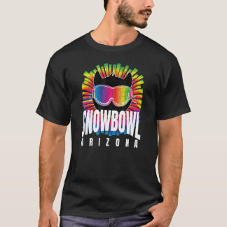 Coole Snowbowl Süße Kitty Katze mit Skibrille Snow T-Shirt