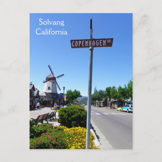 Coole Solvang Postkarte! Postkarte (Vorderseite)