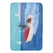 Coole Sommer Labradors Malerei Badematte (Vorderseite Vertikal)