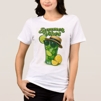 coole Sommer Stimmung Tri-Blend Shirt