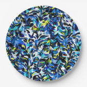 Coole Sommerfarben - Farbmuster für Spritzer Pappteller (Vorderseite)