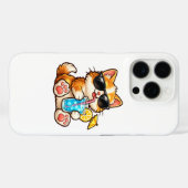 Coole Sommerkatze Case-Mate iPhone Hülle (Rückseite (Horizontal))