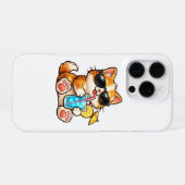 Coole Sommerkatze iPhone Hülle (Rückseite (Horizontal))