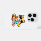 Coole Sommerkatze iPhone Hülle (Rückseite (Horizontal))
