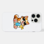Coole Sommerkatze iPhone Hülle (Rückseite (Horizontal))