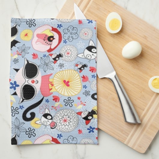 Coole Sommerküche Handtuch (Viertel Falte)