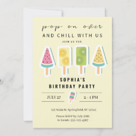 Coole Sommerpopulationen Einladung zum Geburtstag