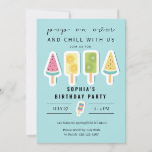 Coole Sommerpopulationen Einladung zum Geburtstag
