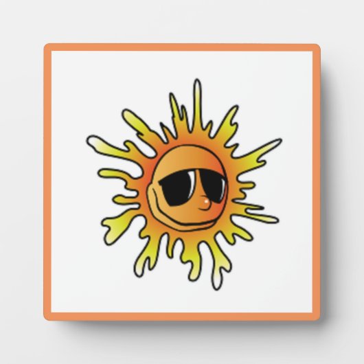 COOLE SOMMERSONNE FOTOPLATTE (Vorderseite)