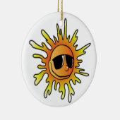 COOLE SOMMERSONNE KERAMIK ORNAMENT (Rechts)