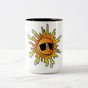 COOLE SOMMERSONNE ZWEIFARBIGE TASSE