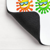 Coole Sonnen Mousepad (Ecke)