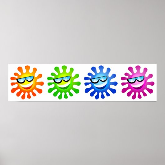 Coole Sonnen Poster (Vorne)