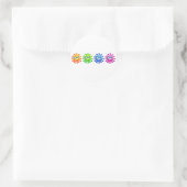 Coole Sonnen Runder Aufkleber (Tasche)