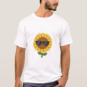 Coole Sonnenblumen-Vibes T-Shirt