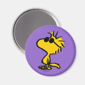 Coole Sonnenbrille aus Holz Magnet (Vorderseite/Rückseite)