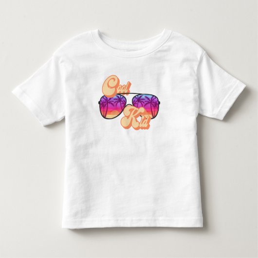 Coole Sonnenbrille aus Kid Bright Kleinkind T-shirt (Vorderseite)