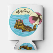 Coole Sonnenbrille bleibe Otter Dosenkühler (Rückseite)