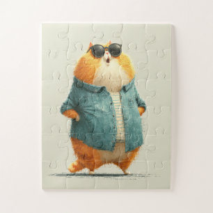 Coole Sonnenbrille Cat - Stilvolles Puzzle
