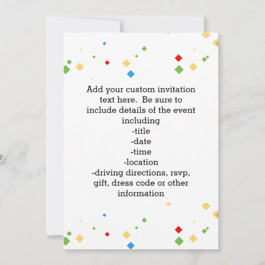 Coole Sonnenbrille Emoji Einladung (Rückseite)