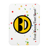 Coole Sonnenbrille Emoji Magnet (Vertikal)