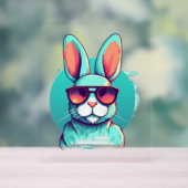 Coole Sonnenbrille für Osterhasen Acrylschild (Neutral)