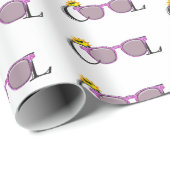 coole Sonnenbrille Geschenkpapier (Rolleneckpunkt)