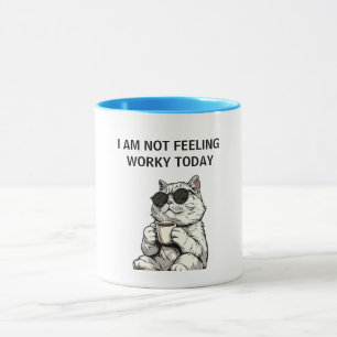 Coole Sonnenbrille Kaffee Katze Retro Cartoon Best Tasse