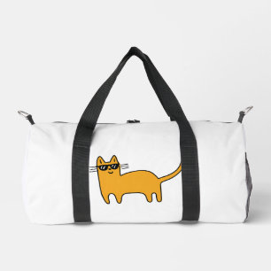 Coole Sonnenbrille Katze Duffle Bag