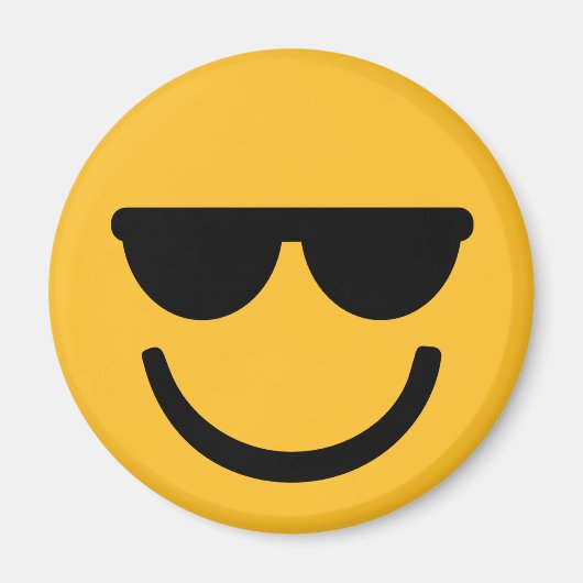 coole Sonnenbrille Magnet (Vorne)