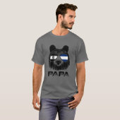 Coole Sonnenbrille Papa Bear Colorado Flag Patr T-Shirt (Vorne ganz)
